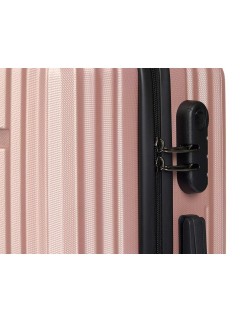 Cabin suitcase Pink 38 x 57 x 23 cm Stripes