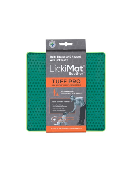 Mangeoire pour chiens Lickimat Vert polypropylène TPR