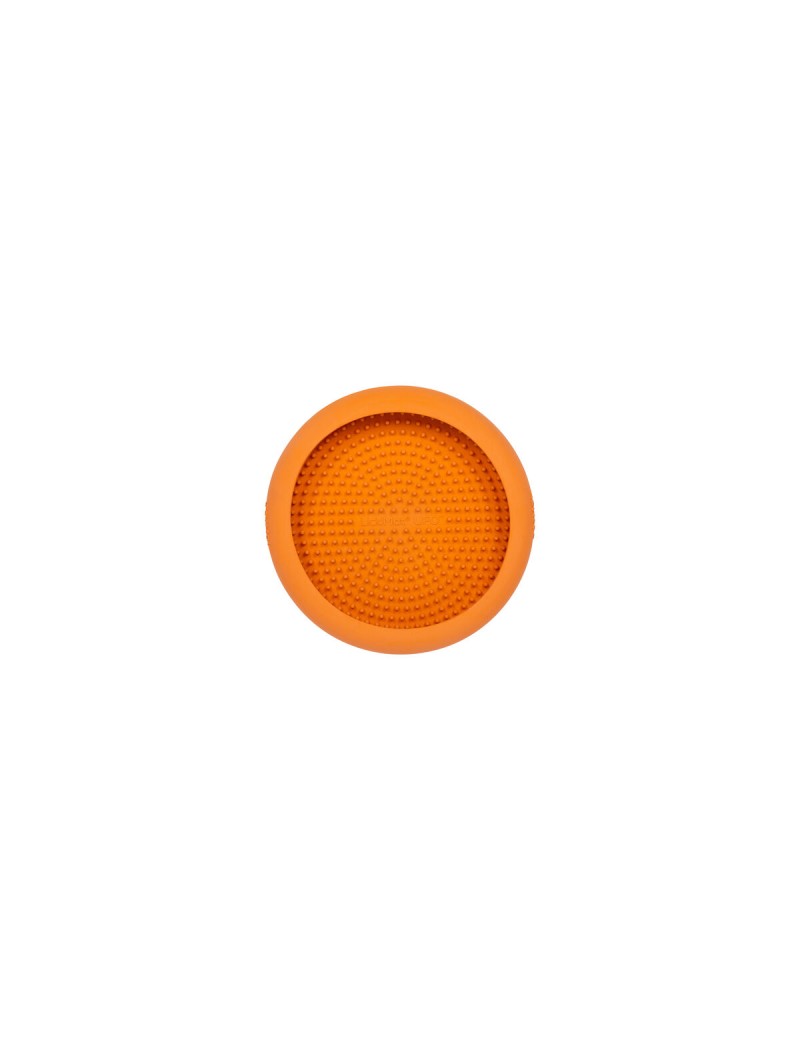 Futternapf für Hunde Lickimat Orange Gummi Moderne