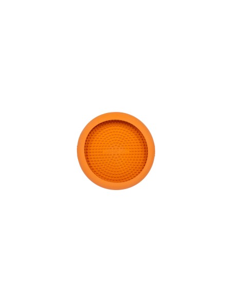 Futternapf für Hunde Lickimat Orange Gummi Moderne