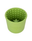 Mangeoire pour chiens Lickimat Vert Caoutchouc