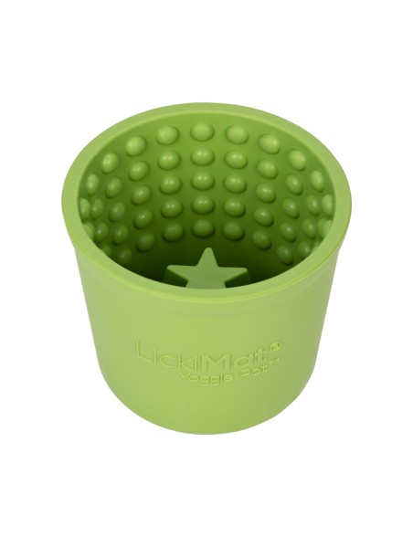 Mangeoire pour chiens Lickimat Vert Caoutchouc