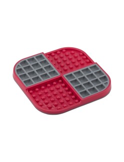 Comedero para Perro Lickimat Polipropileno TPR Rojo