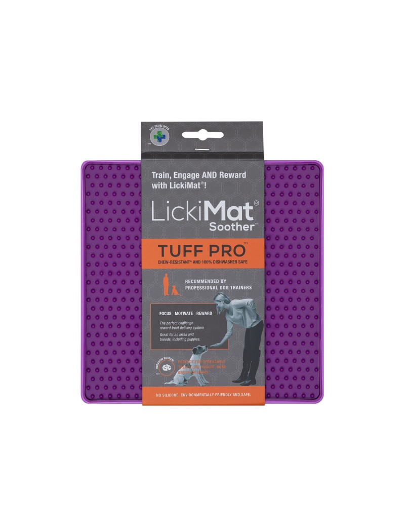 Dog Feeder Lickimat Purple polypropylene TPR