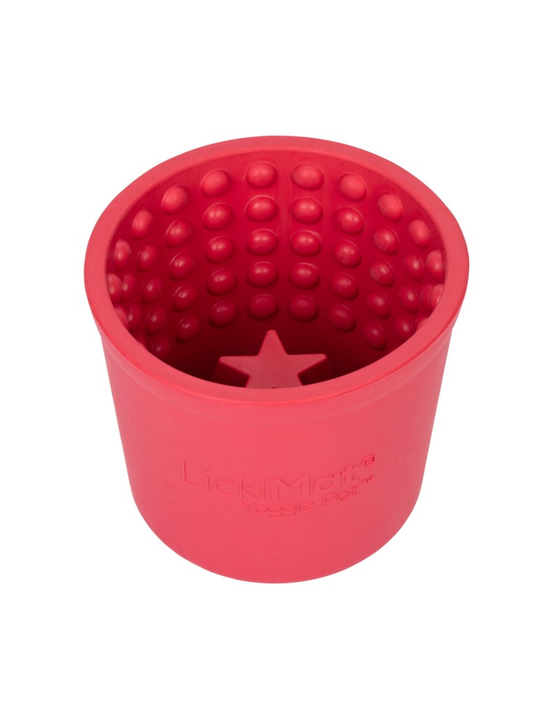 Futternapf für Hunde Lickimat Rosa Gummi