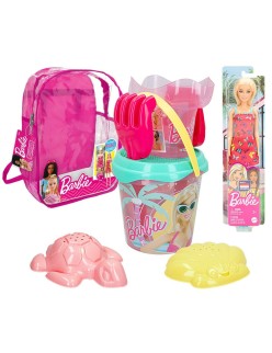Set de jouets de plage Barbie 8 Pièces Ø 18 cm