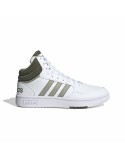 Basketballschuhe für Erwachsene Adidas Hoops 3.0 Mid Weiß