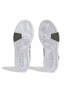 Basketballschuhe für Erwachsene Adidas Hoops 3.0 Mid Weiß