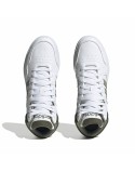 Zapatillas de Baloncesto para Adultos Adidas Hoops 3.0 Mid Blanco