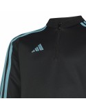 Felpa da Allenamento per Adulti Adidas Tiro23 Club Bianco Nero