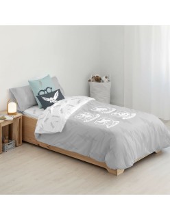 Housse de Couette Harry Potter Hogwarts Shields Multicouleur 175 Fils 260 x 240 cm Lit king size