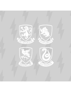 Copripiumino Harry Potter Hogwarts Shields Multicolore 175 Fili 260 x 240 cm Osimano