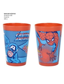 Set da Bagno da Viaggio per Bambini The Avengers Azzurro 23 x 15 x 8 cm 4 Pezzi