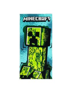 Beach Towel Minecraft Green 70 x 140 cm