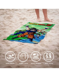 Toalla de Playa Dragon Ball Multicolor 70 x 140 cm