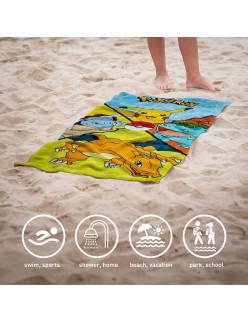 Strandbadetuch Pokémon Bunt 70 x 140 cm