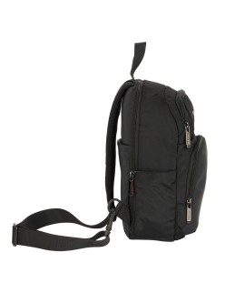 Mochila Safta Black Preto 18 x 34 x 12 cm