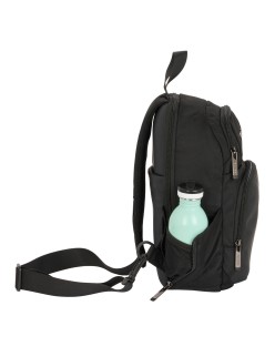 Mochila Safta Black Preto 18 x 34 x 12 cm