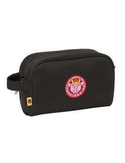Reise-Toilettentasche Kings League Porcinos Schwarz 24 x 15 x 10 cm