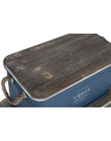 Lot de paniers Home ESPRIT Métal Bois d'épicéa 68 x 36 x 33 cm (3 Unités)