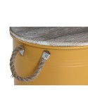 Juego de Baúles Home ESPRIT Metal Madera de abeto 40 x 40 x 52 cm (3 Unidades)