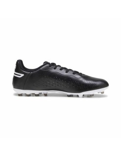 Scarpe da Calcio Multitacchetti per Adulti Puma King Match MG Nero