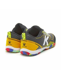 Hallenfußballschuhe für Erwachsene Kelme Stiletto Gelb Schwarz Unisex