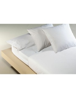 Top sheet Hosteline IRIS White Double