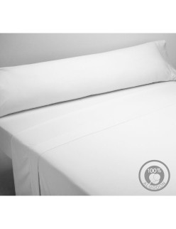 Top sheet Hosteline IRIS White Single