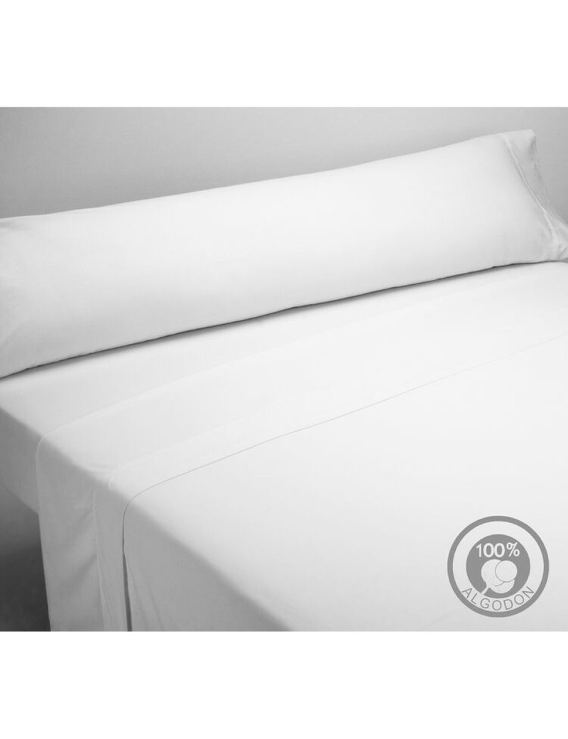 Top sheet Hosteline IRIS White Single
