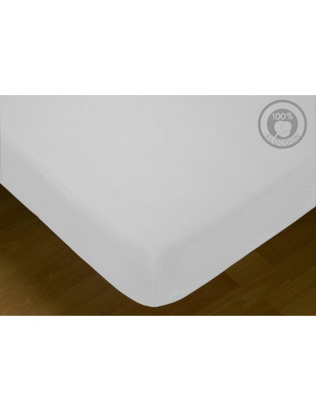 Sábana Bajera Ajustable Hosteline IRIS Blanco Cama de 200