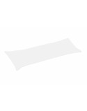Funda de almohada Hosteline IRIS Blanco 144 Hilos 45 x 80 cm (2 Unidades)
