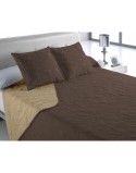 Colcha Hosteline VEGAS Marrón Cama de 105 (2 Piezas)