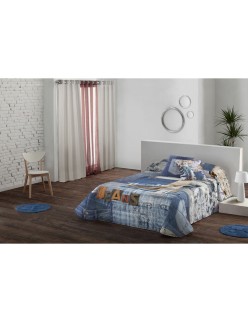 Bedspread (quilt) Lois PATCH P. Blue Single 180 x 260 cm (2 Pieces)