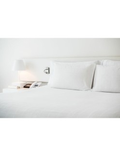 Top sheet Hosteline IRIS PREMIUM White King size