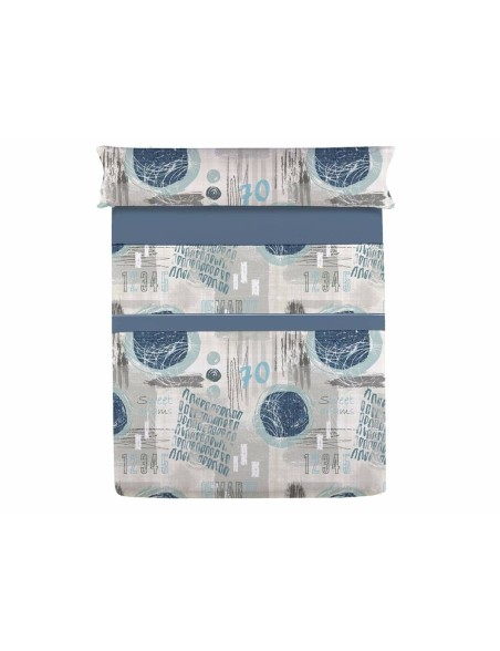 Jeu de draps Pierre Cardin CALIFORNIA Bleu Lit 1 persone