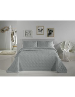 Steppdecke Pierre Cardin DOTS Perlgrau Double size (3 Stücke)