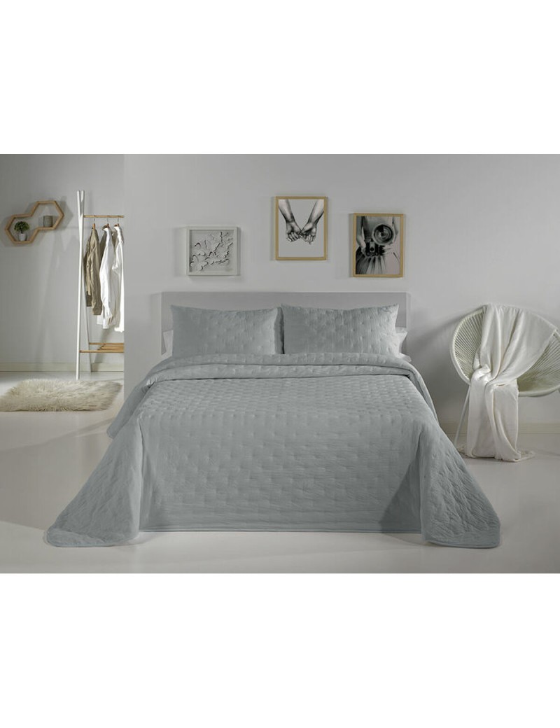 Steppdecke Pierre Cardin DOTS Perlgrau Double size (3 Stücke)