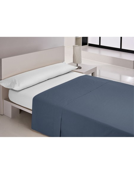 Lenzuolo Superiore Happy Home MIX COLORS Blu Marino 290 x 270 cm