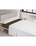 Drap housse Happy Home MIX COLORS Marron Lit 1 persone 105 x 200 + 30 cm