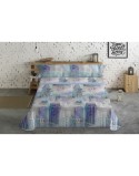 Jeu de draps Pierre Cardin SKYLINE Bleu Lit 1 persone