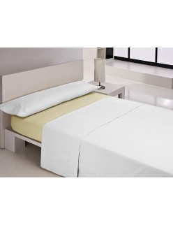 Drap housse Happy Home MIX COLORS Jaune Lit king size 180 x 200 + 30 cm