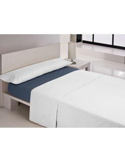Drap housse Happy Home MIX COLORS Bleu Lit king size 200 x 200 + 30 cm