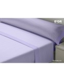 Jeu de draps D'Or TRIANA Mauve Lit 1 persone Franela