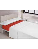Drap housse Happy Home MIX COLORS Rouge Lit king size 200 x 200 + 30 cm