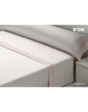 Jeu de draps D'Or ROMA Rose Lit king size Franela