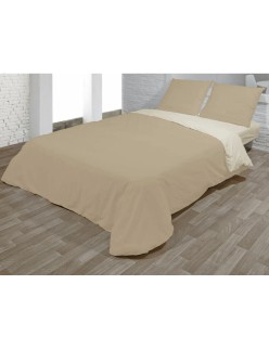 Bettbezug-Set Hosteline VEGAS Beige Double size 3 Stücke