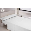 Set di Lenzuola Hosteline IRIS PREMIUM Bianco Ala francese