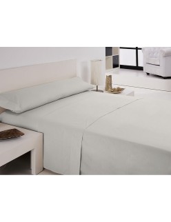 Jeu de draps Hosteline IRIS Blanc Gran lit 2 persones
