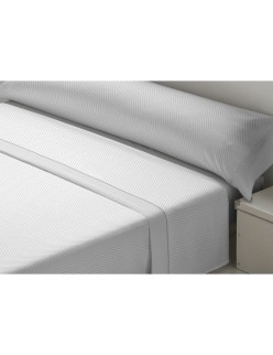 Jeu de draps D'Or VARTO Gris Lit 1 persone Franela